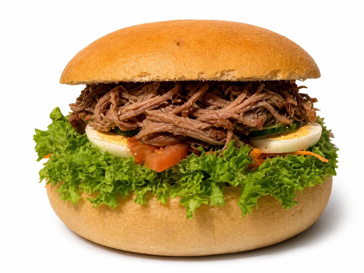 Pulled pork burger