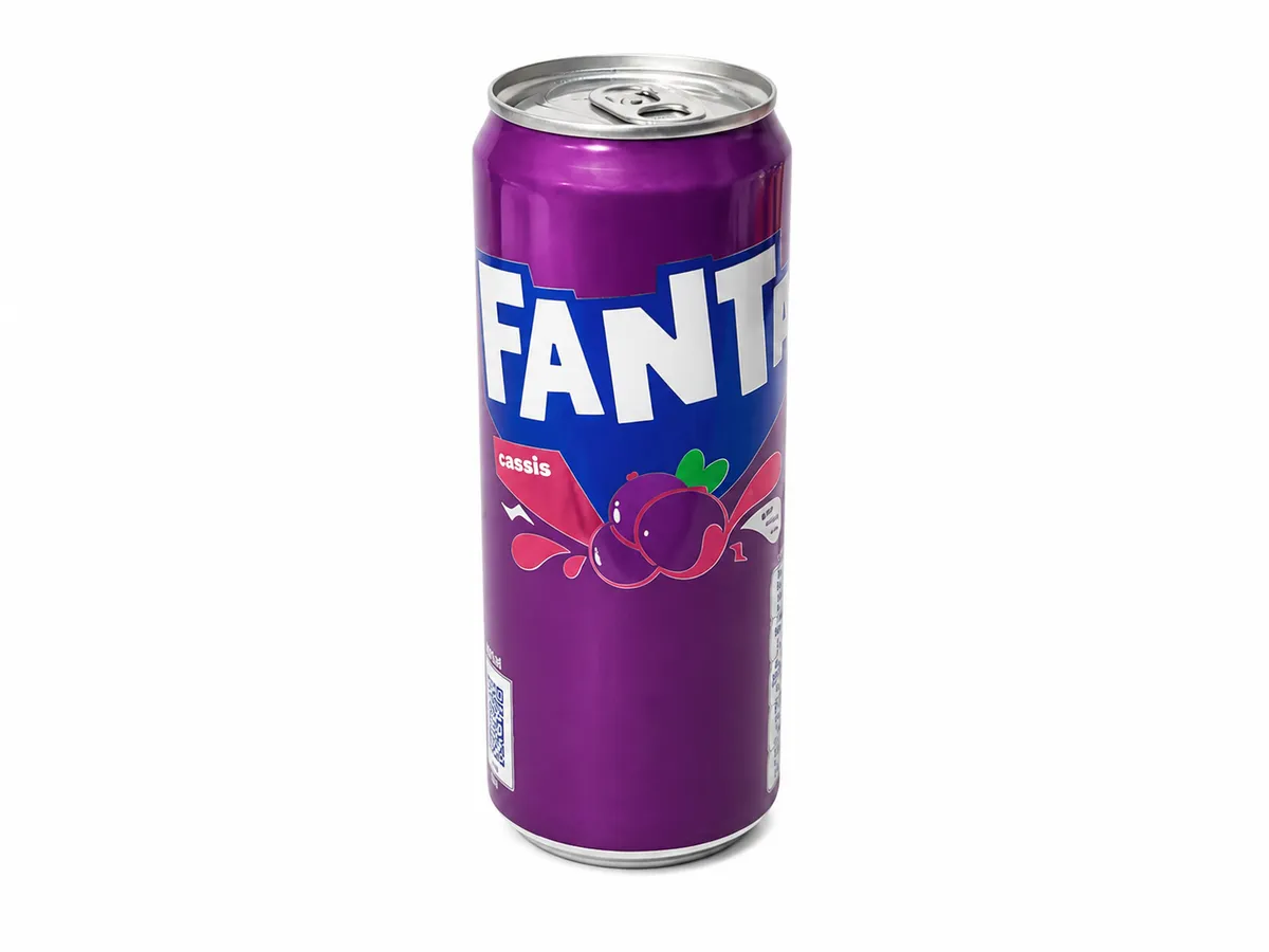 Fanta cassis blik