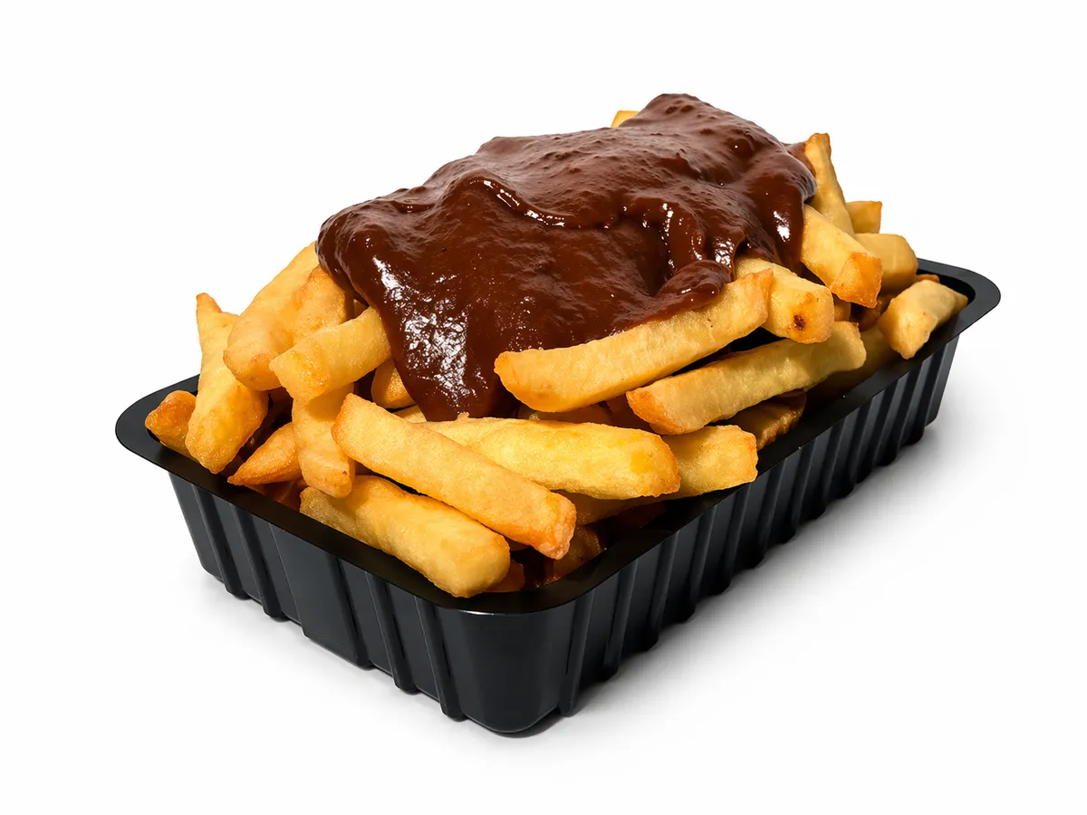 Grote friet pindasaus