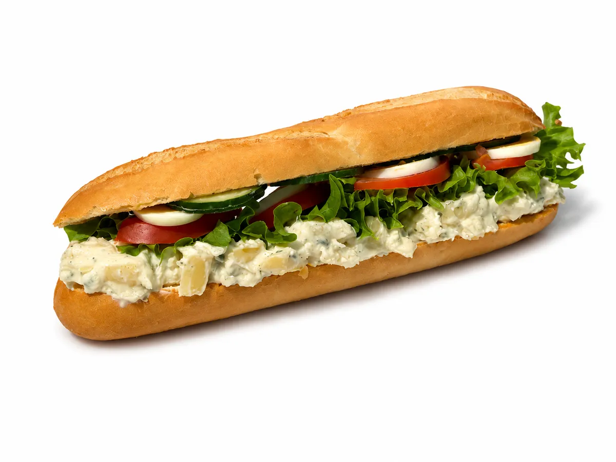 Broodje aardappelsalade