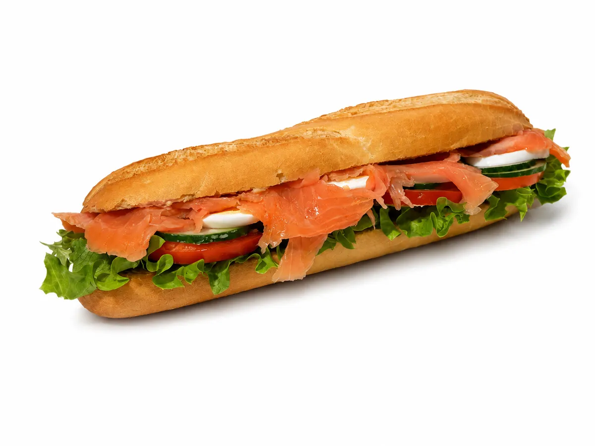 Broodje gerookte zalm