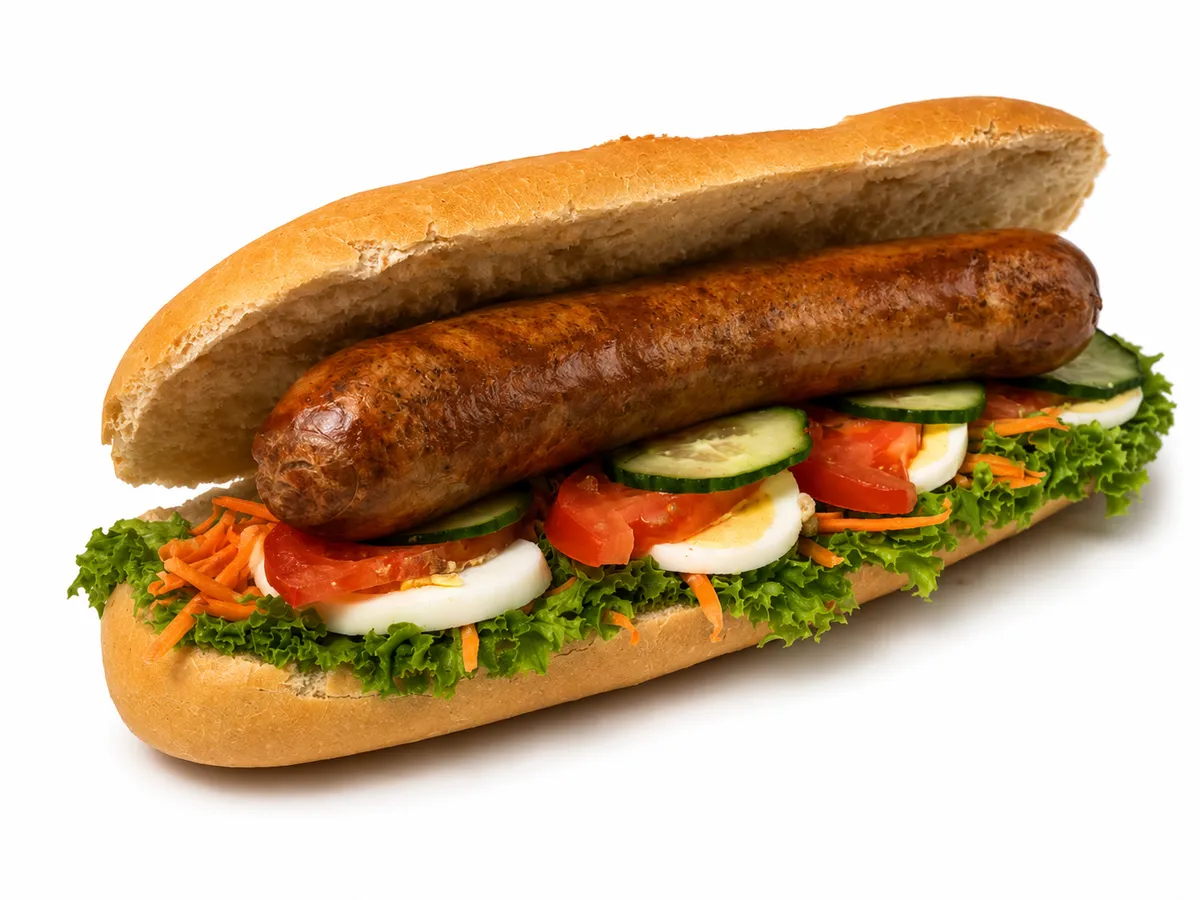 Broodje braadworst