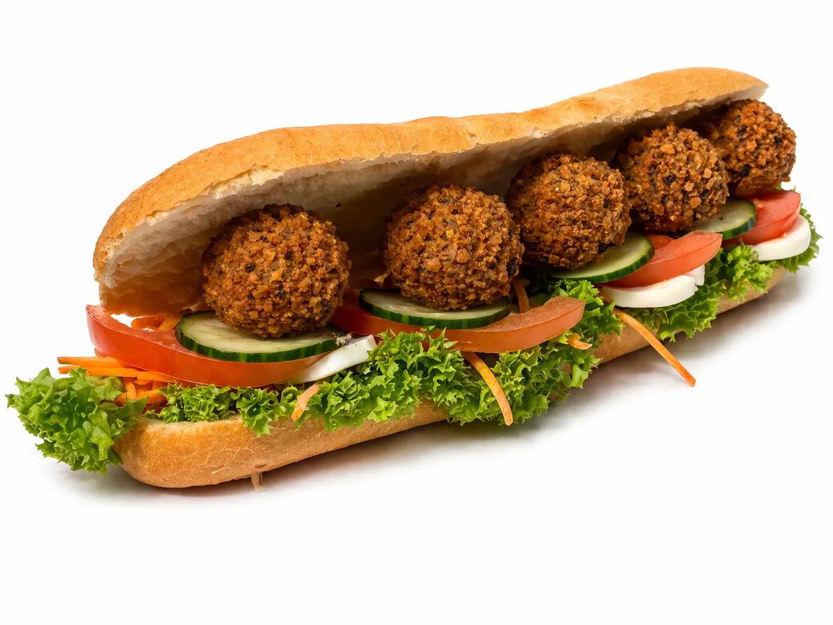 Broodje vegetarische bitterballen
