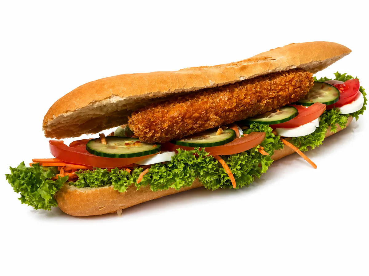 Broodje vegetarische kipcorn