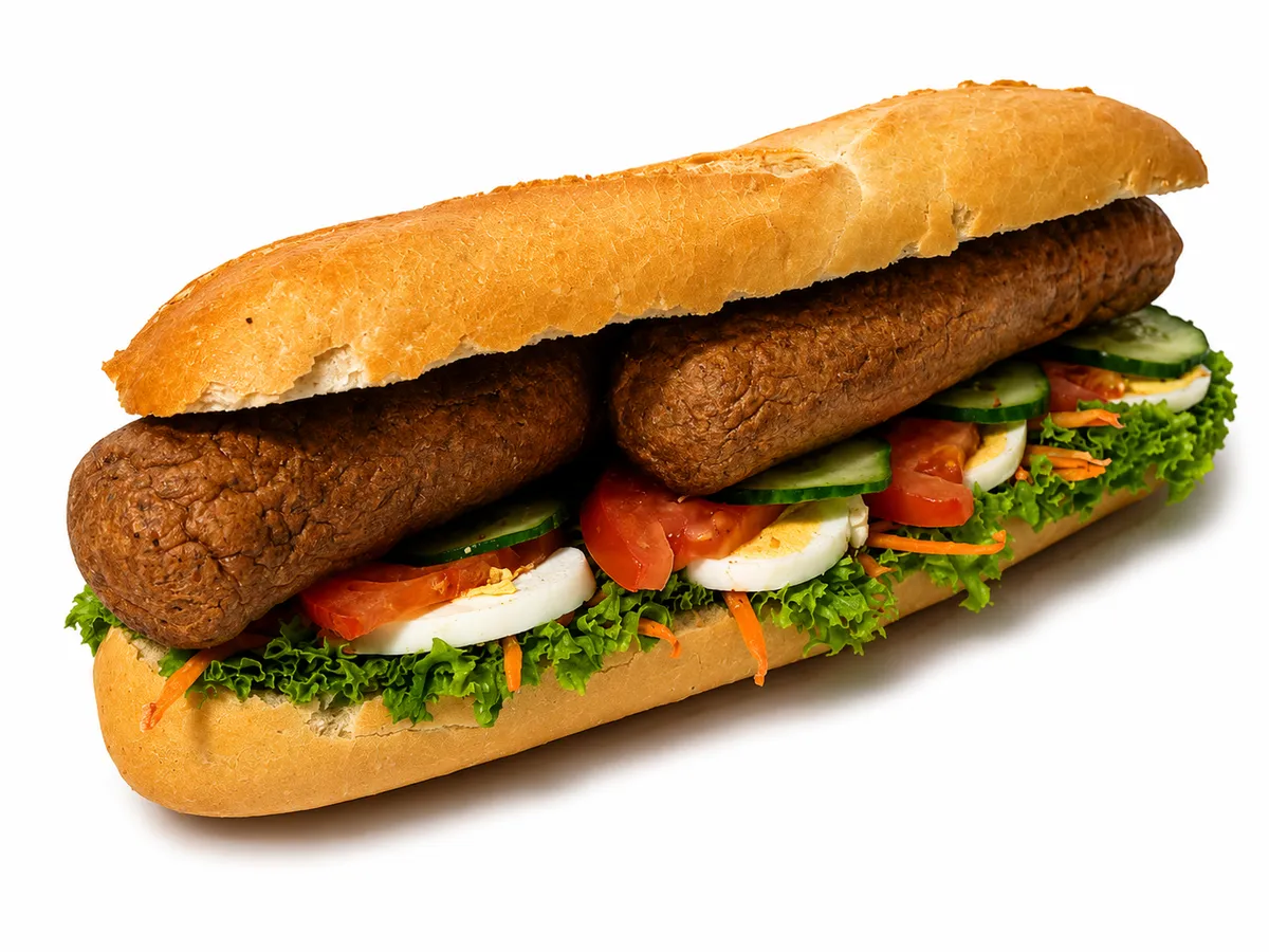 Broodje frikandel XXL