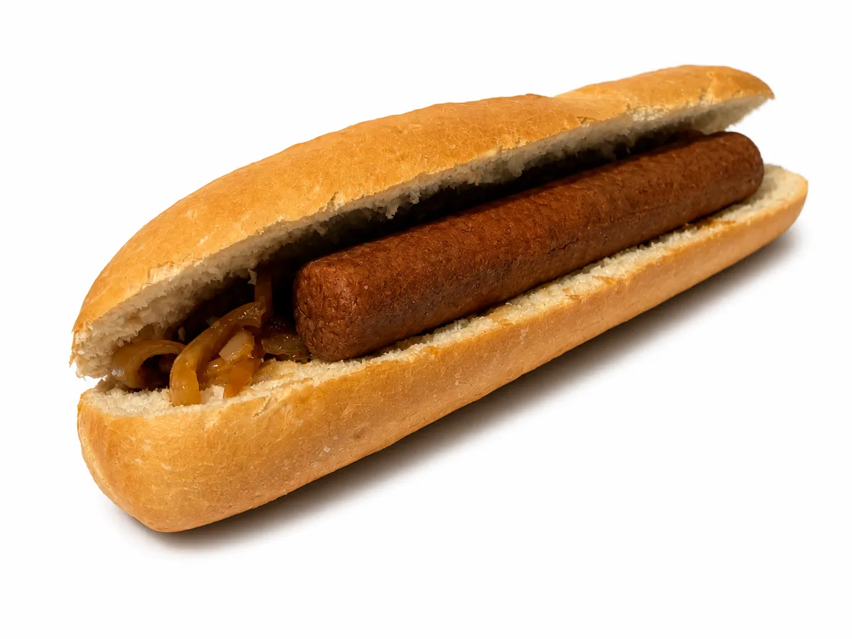 Hot dog vegetarische frikandel